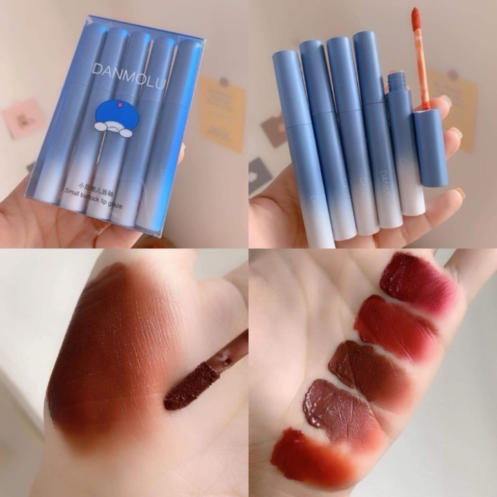 Set of 5 Matte Lip Gloss Lip Glazes